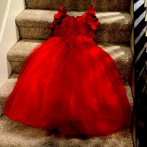 Beautiful red party dress size 8